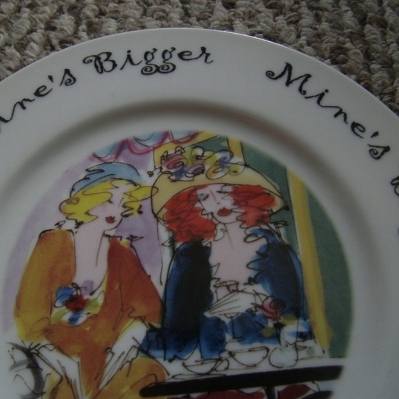 Mines Bigger Anne Ormsby House Prill Dessert Plate - Picture 3 of 7